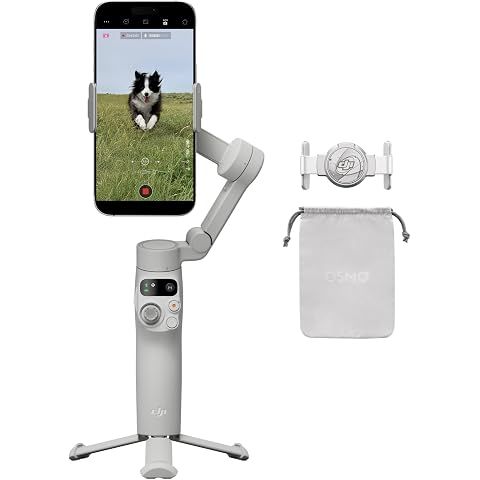 Estabilizador dji Osmo Mobile 7 para Celular, iPhone, Android, Trípode Integrado, U...