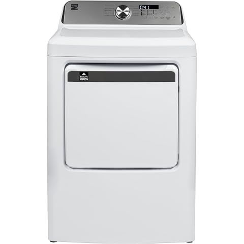 Kenmore 7.0 cu. ft. Front Load Electric Dryer - White | Wrinkle Guard to Reduce Wri...