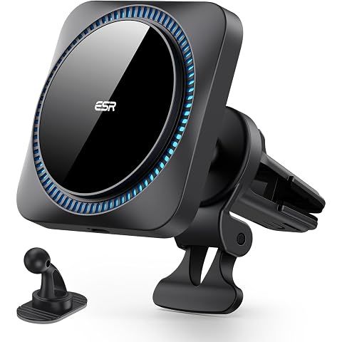 ESR for MagSafe Car Mount Charger with CryoBoost Cooling for iPhone 17-12 | Phone C...