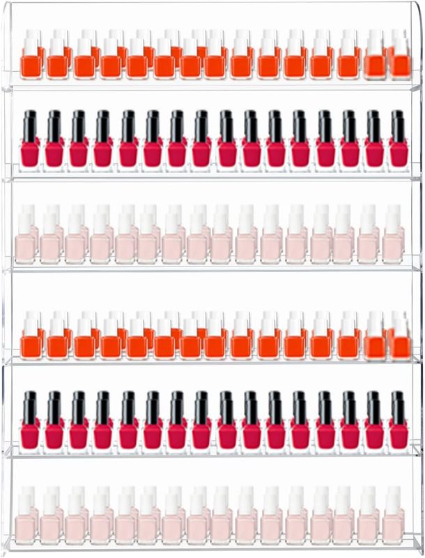 Yaeccc 2 Pack Acrylic Nail Polish Rack - Image 10