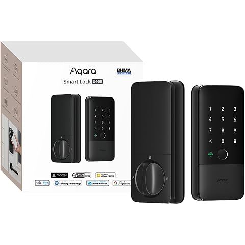 Aqara UWB Smart Lock U400, Matter Over Thread, Apple Home Key, Fingerprint Keyless ...