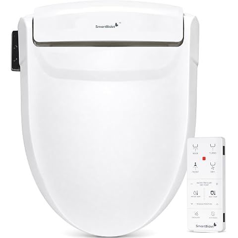 SmartBidet® SB-1000 Smart Bidet Electric Bidet Toilet Seat with Heated Seat, Warm W...