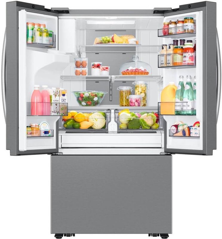 "36\" 3-Door Fridge with Ice/Water Dispenser & Freezer Ice Maker" - Image 5