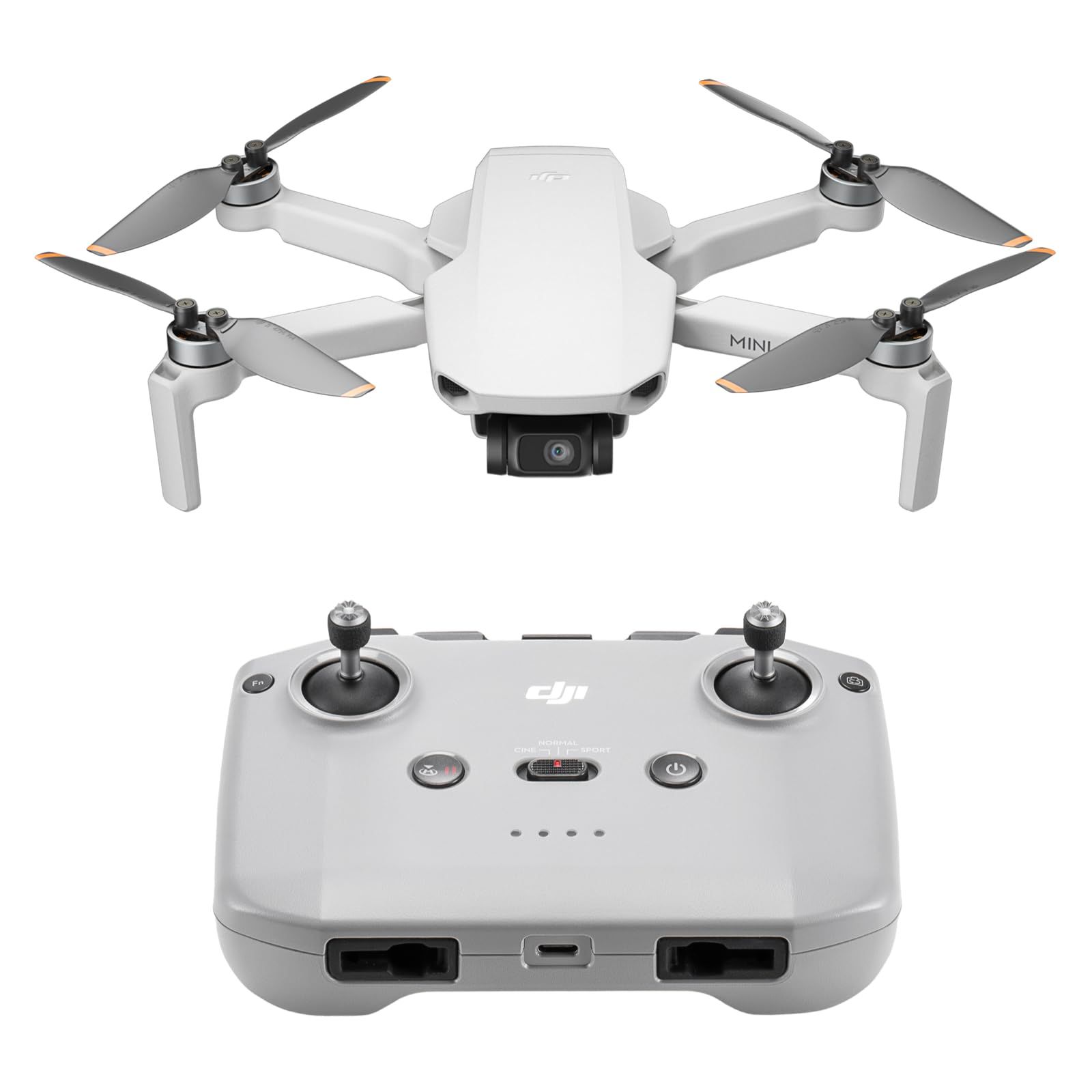 DJI Mini 4K, Drone with 4K UHD Camera for Adults, Under 249 g, 3-Axis Gimbal Stabilization, 10km Video Transmission, Auto Return, Wind Resistance, 1 Battery for 31-Min Max Flight Time, Intelligent Mini 4K (31-min)