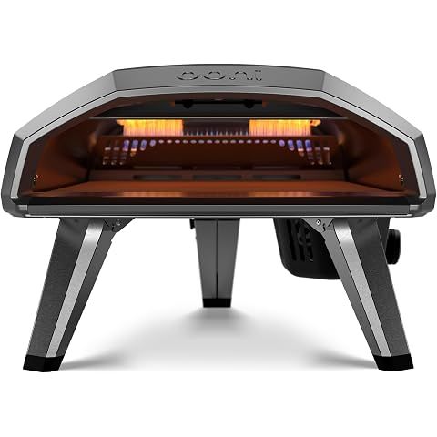 Ooni Koda 2 Propane Gas Pizza Oven – 14" Gas Powered Outdoor Oven with 28 mBar Regu...