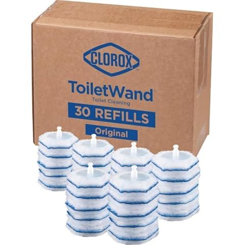 Clorox ToiletWand Disinfecting Refills, Disposable Wand Heads - 30 Count (Package May Vary)
