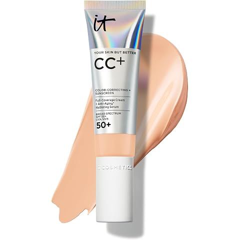 IT Cosmetics CC+ Cream with SPF 50+ Full Coverage Foundation Natural Finish | Color...