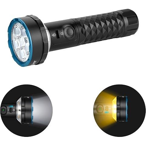 OLIGHT Prowess Rechargeable Flashlights, Bright Light with Holster Black | 5000 Sup...