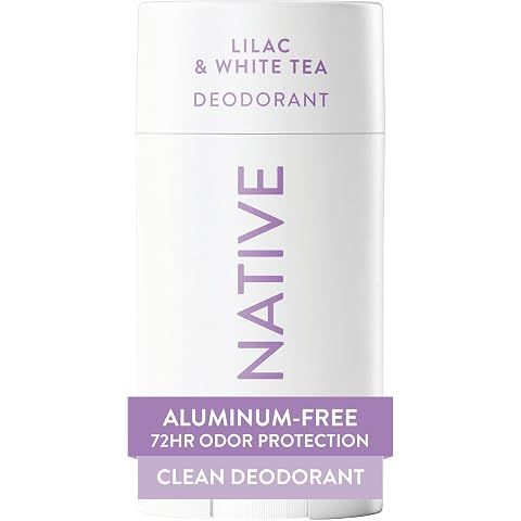 Native Deodorant Contains Naturally Derived Ingredients, 72 Hour Odor Control | Seasonal Scents for Women and Men, Aluminum Free with Baking Soda, Coconut Oil and Shea Butter | Lilac & White Tea