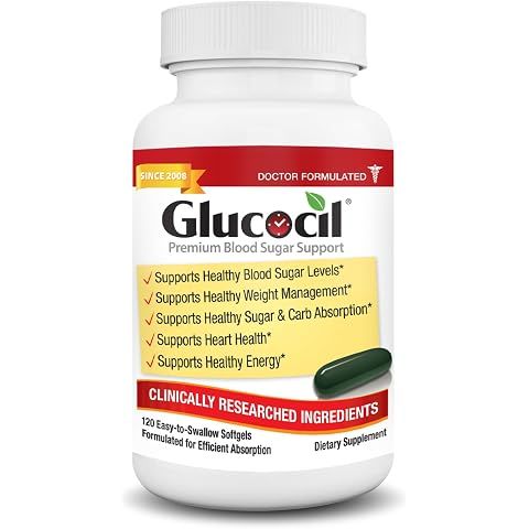 Glucocil – Softgels - Premium Blood Sugar Support - New Clinical Study Published Ma...