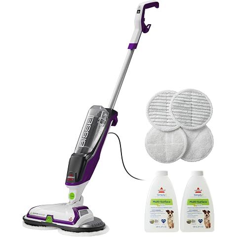 BISSELL SpinWave Pet Hard Floor Corded Spin Mop, 20399 | Washable pads for stain re...