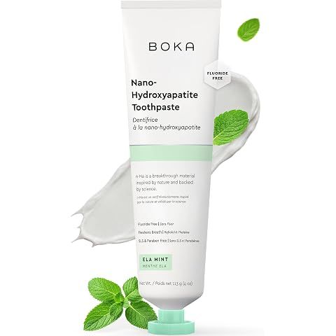 Boka Toothpaste - Fluoride Free Toothpaste, Nano Hydroxyapatite Toothpaste | Approp...