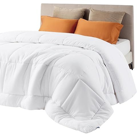 Bedsure Comforter Duvet Insert - Quilted Comforters Queen Size, All Season Duvet, G...