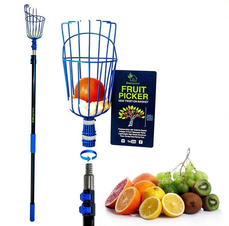 Eversprout 12-Foot Fruit Picker - Image 1
