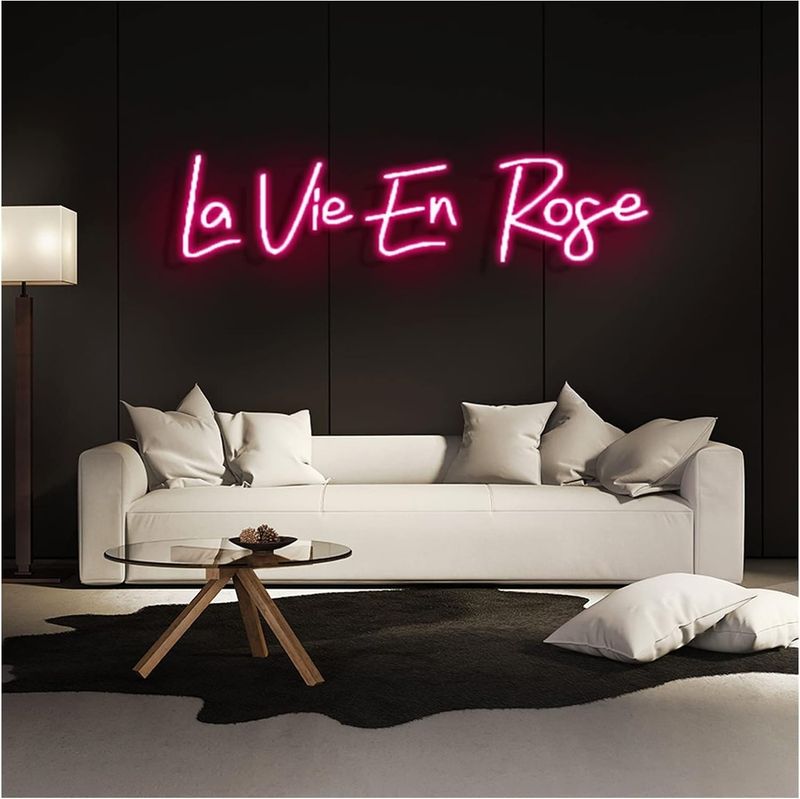La Vie En Rose Neon Sign - Image 2