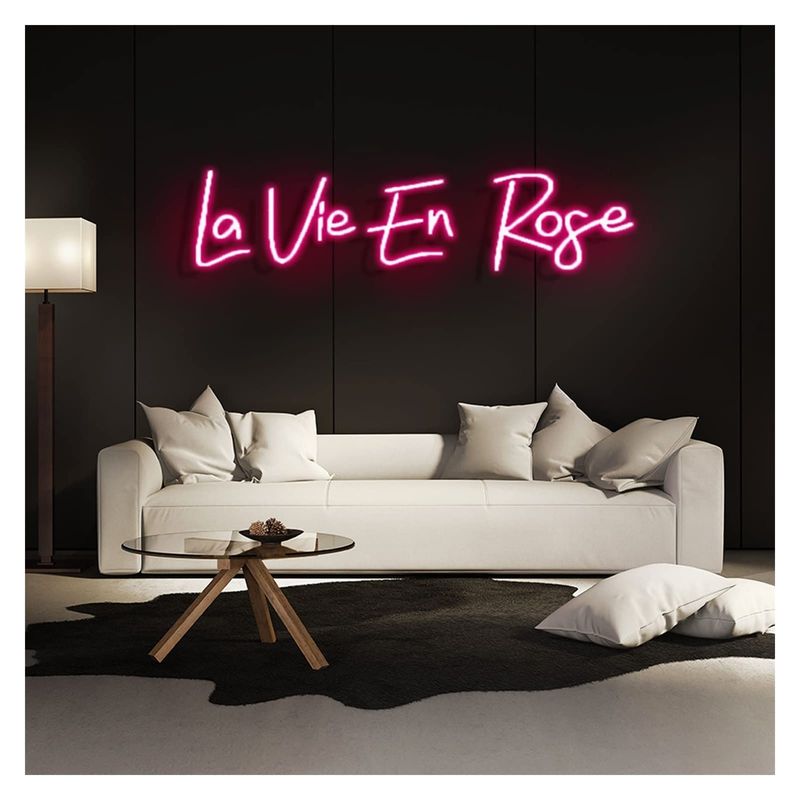 La Vie En Rose Neon Sign - Image 1