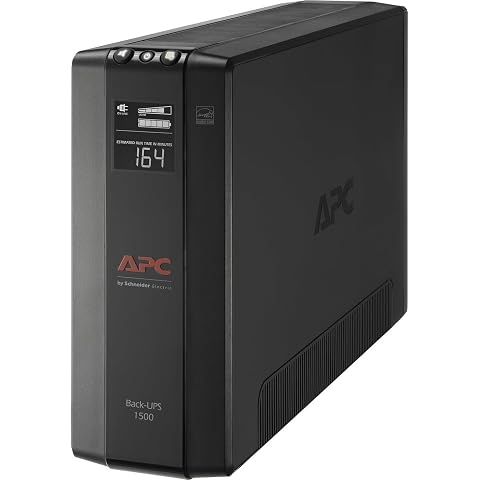 APC UPS 1500VA/900W Battery Backup for PCs, Office Electronics, BX1500M | Back-UPS ...