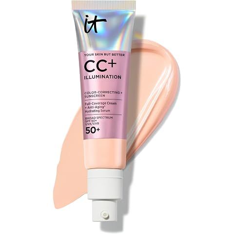 IT Cosmetics CC+ Cream Illumination Radiant Foundation with SPF 50+ | Full Coverage...