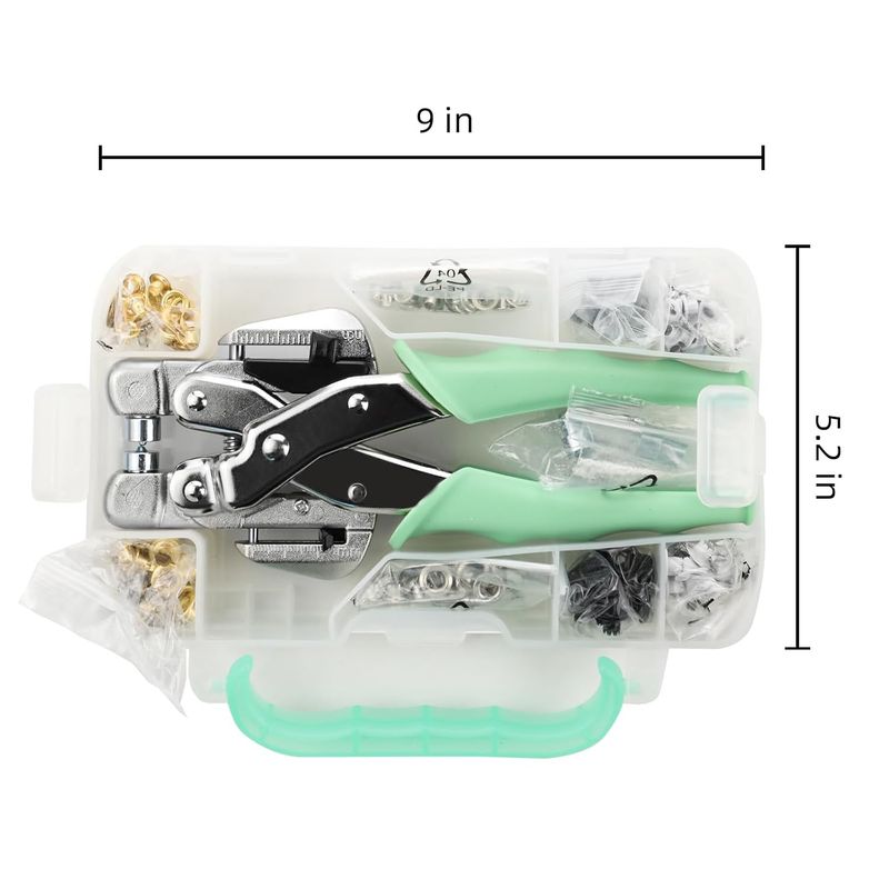 Grommet Tool Kit and Eyelet Punch Pliers - Image 9