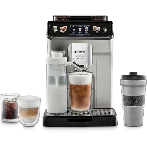 De'Longhi Eletta Explore Espresso Machine with Coffee Grinder, Milk Frother | #1 Wo...