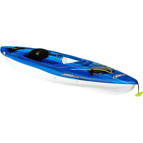 Pelican Argo 100X - Recreational Sit in Kayak - Lightweight Patented Ram-X™ Materia...