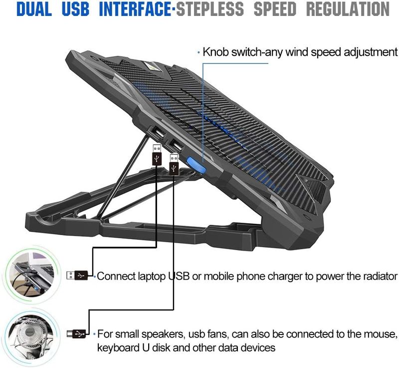 PCCOOLER Laptop Cooling Pad - Image 6