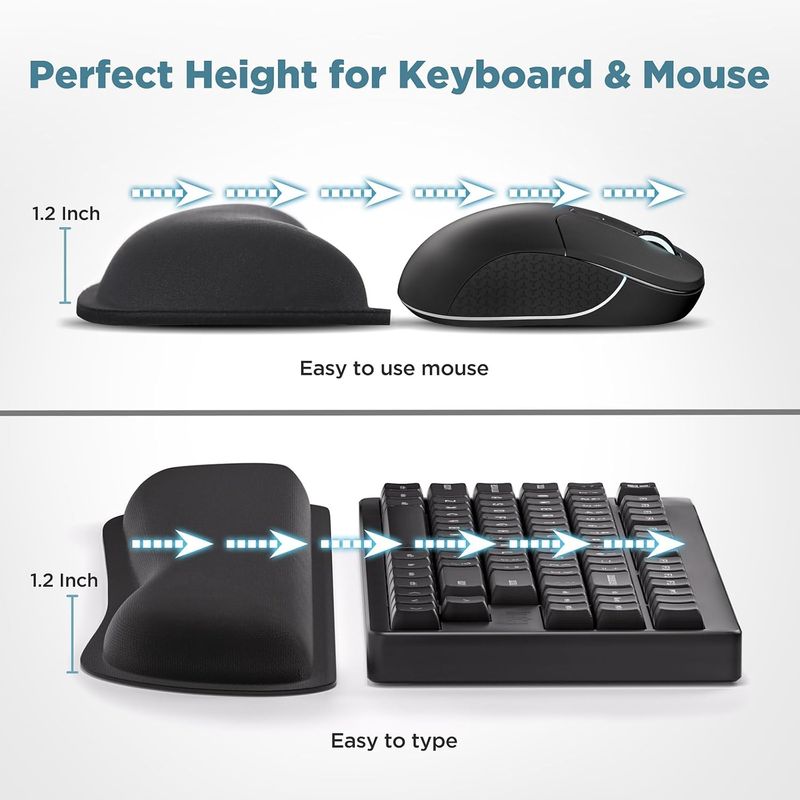 Gimars Gel Memory Foam Keyboard Wrist Rest - Image 13