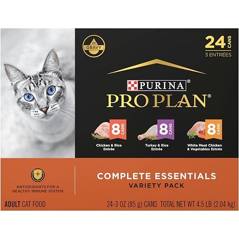 Purina Pro Plan Gravy, High Protein Wet Cat Food Variety Pack, Complete Essentials ...