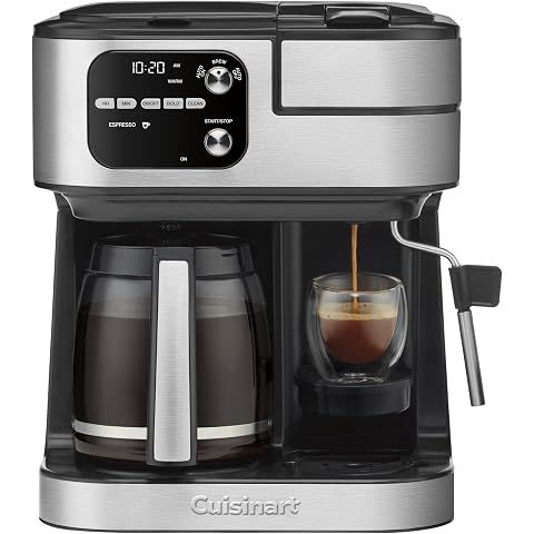 Cuisinart Coffee Center Barista Bar 4-in-1 Coffee Maker, Single-Serve Pods Compatib...