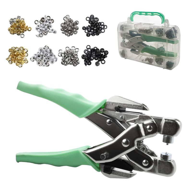Grommet Tool Kit and Eyelet Punch Pliers - Image 1