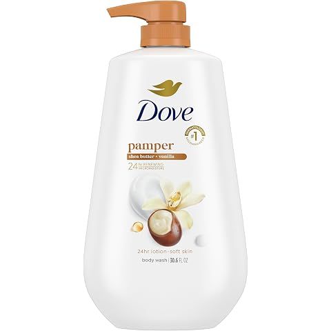 Dove Pampering Body Wash Pump Shea Butter & Vanilla with Renewing MicroMoisture