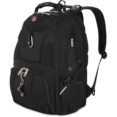 SWISSGEAR 1900 ScanSmart Laptop Backpack, Fits Most 17-Inch Laptops, TSA-Friendly L...