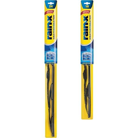 Rain-X 820148 WeatherBeater Wiper Blades, 24" and 18" Windshield Wipers, Automotive...