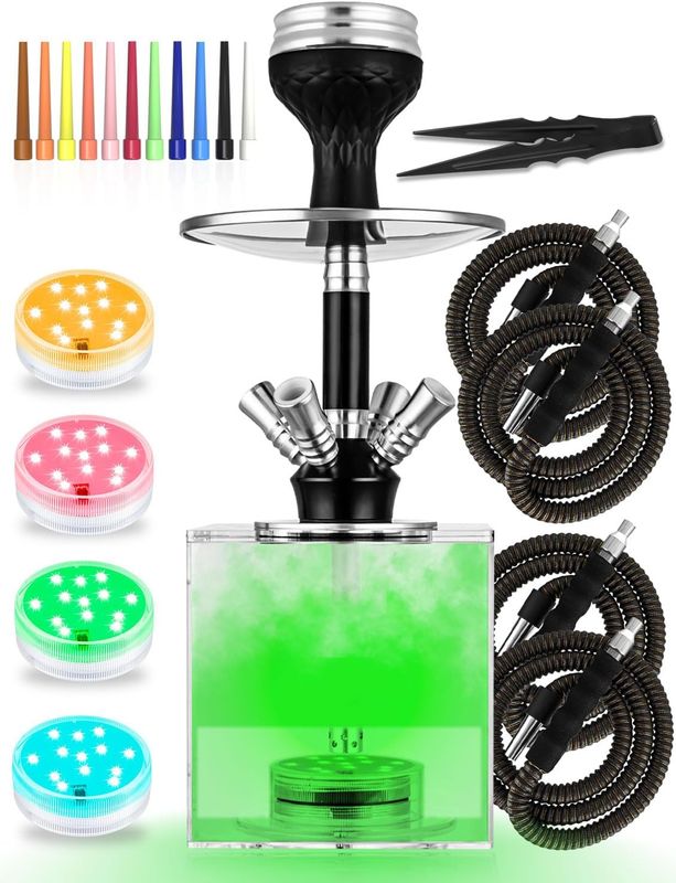 Hookah Set 4 Hose HOKASET - Image 2