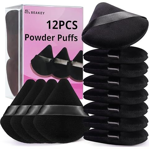 12 BEAKEY Triangle Powder Puffs for $4.19!