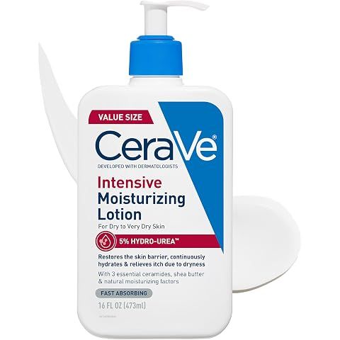 CeraVe Intensive Moisturizing Lotion, Hydro-Urea + Shea Butter, Body Lotion For Dry...