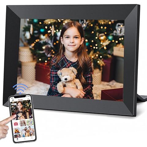 32GB FRAMEO 10.1 Inch Smart WiFi Digital Photo Frame | 1280x800 HD IPS Touchscreen ...