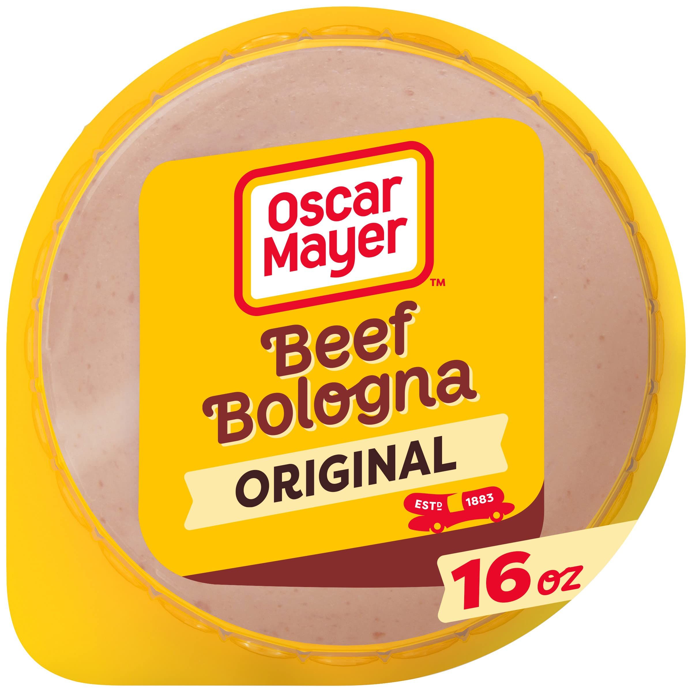 Oscar Mayer Beef Bologna Sliced Deli Sandwich Lunch Meat (16 oz Pack) 16 Ounces