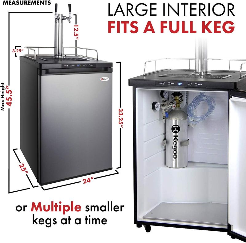 Kegco K309SS-2 Kegerator - Image 19