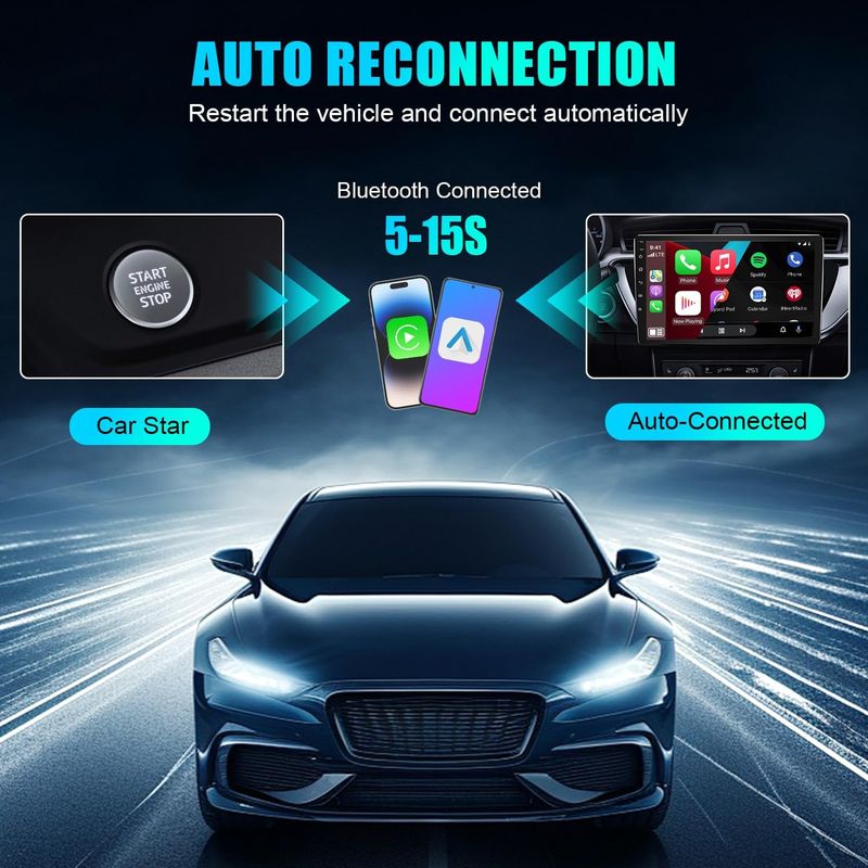 Wireless CarPlay & Android Auto Adapter - Image 7
