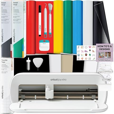 Cricut Joy Xtra Cutting Machine and Smart Vinyl Bundle for Labels, Decals & Custom ...