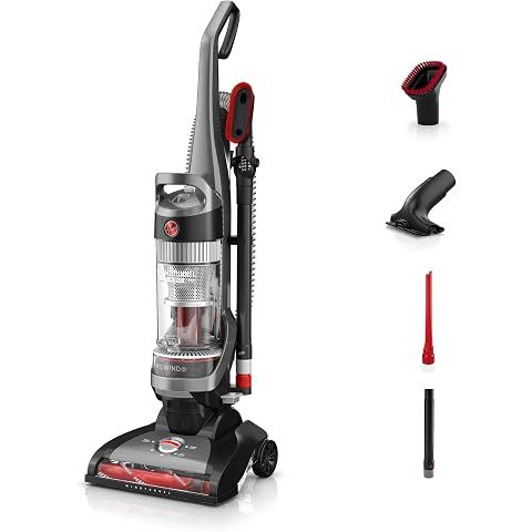 Hoover WindTunnel Cord Rewind Pro Bagless Vacuum Cleaner, Upright | For Carpet and ...