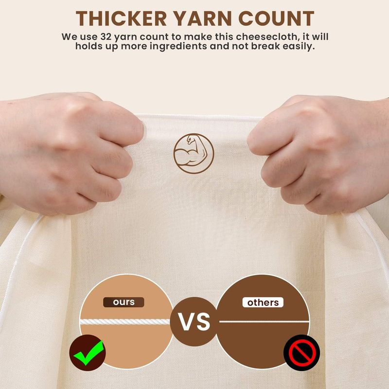 Precut Cheesecloth 4 Pack - Image 11