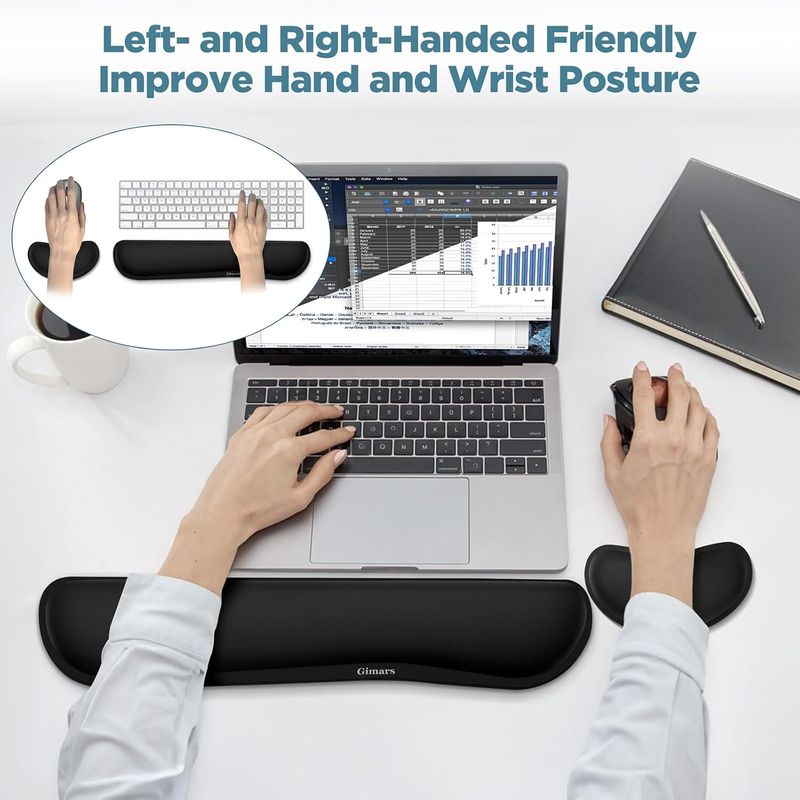 Gimars Gel Memory Foam Keyboard Wrist Rest - Image 16