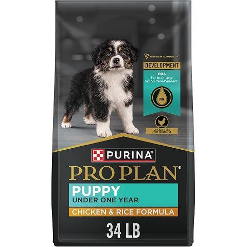 Purina Pro Plan High Protein Dry Puppy Food, Chicken & Rice, 34 lb Bag | Developmen...