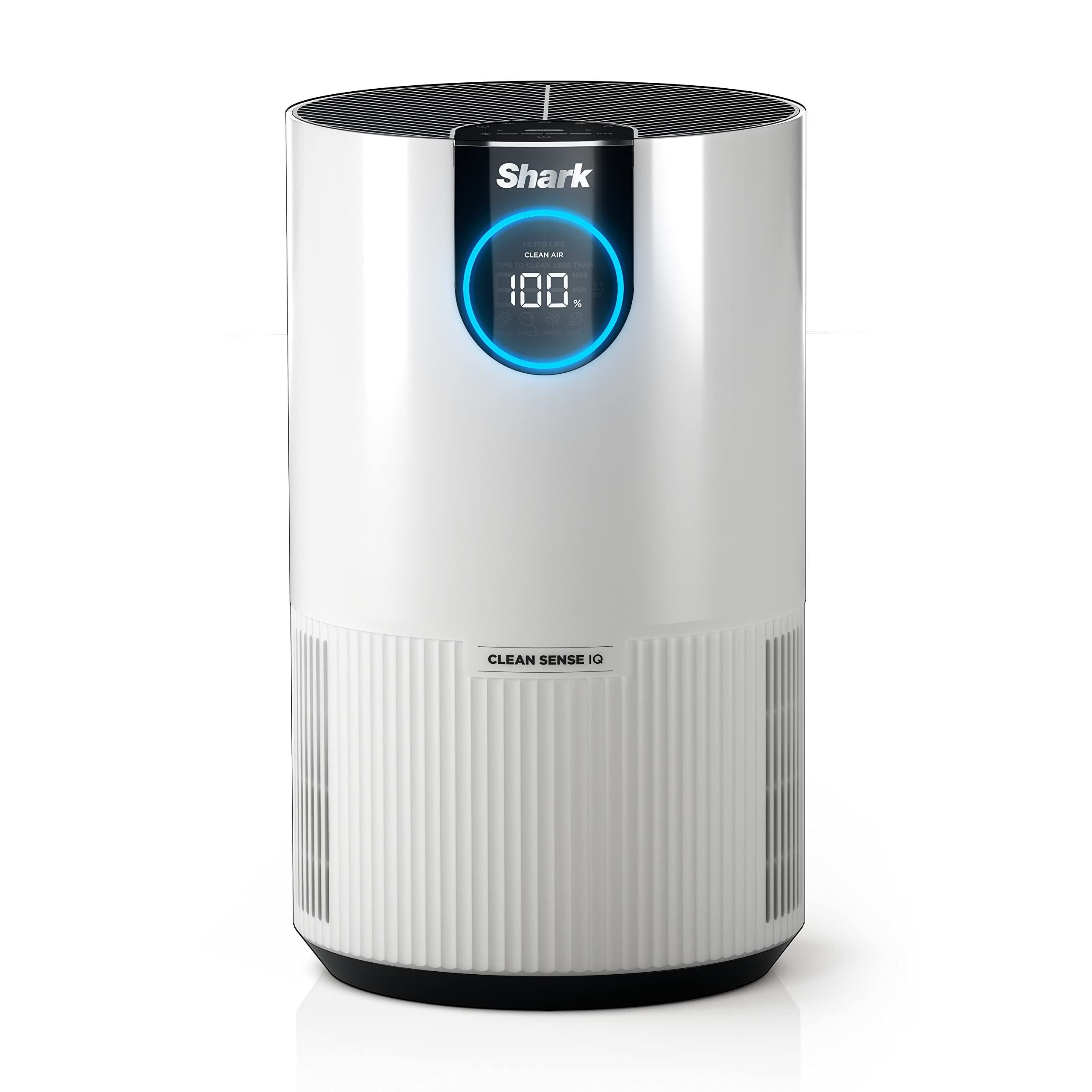 Shark Air Purifiers for Bedroom, Office, Dorm, Small Room, HEPA Air Filter, Odor Eliminator, Covers Up To 500 SQ FT, Air Filtration Removes Smoke, Dust, Allergens, Pet Dander, and Pollutants, HP102 500 sq. ft.