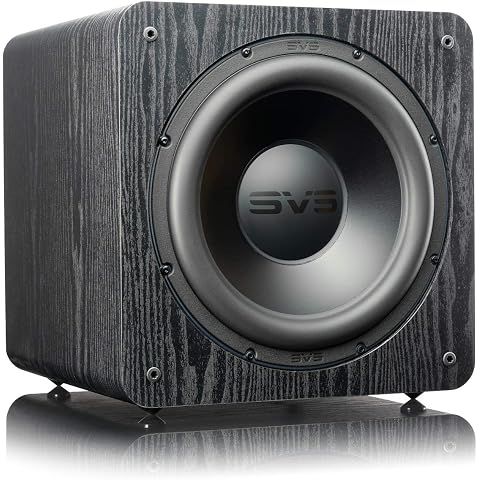 SVS SB-2000 Pro 550 Watt DSP Controlled 12" Sealed Subwoofer - Black Ash