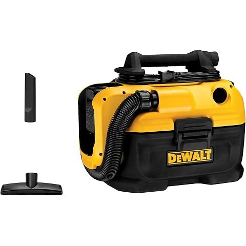 DEWALT 20V MAX Cordless Shop Vac, Wet Dry Vacuum Cleaner, Portable 2 Gallon Wet Dry...