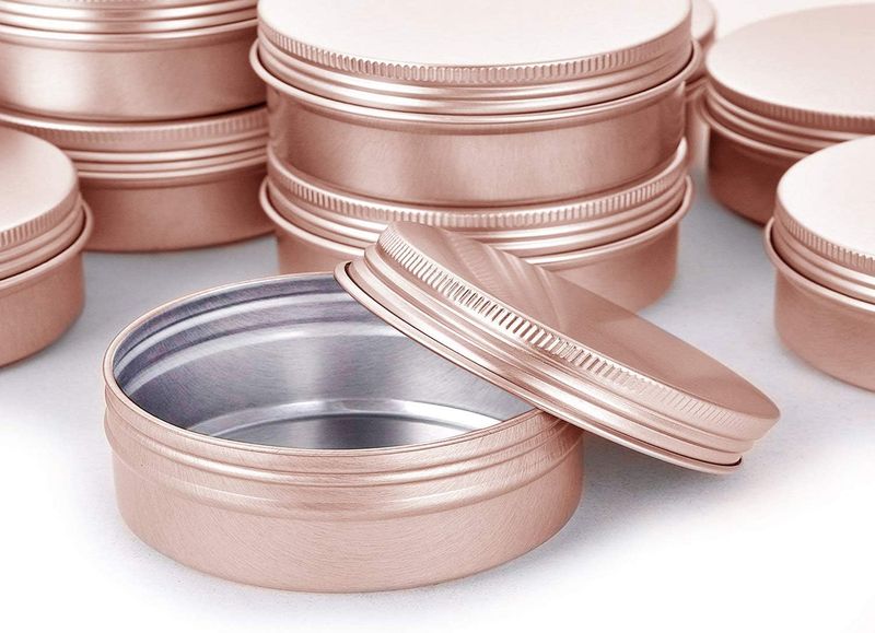 0.5 oz Aluminum Tin Jars, 20-Pack (Rose Gold) - Image 7