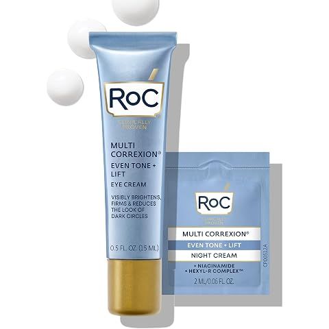 RoC Multi Correxion 5 in 1 Anti-Aging Eye Cream for Puffiness, Under Eye Bags & Dar...